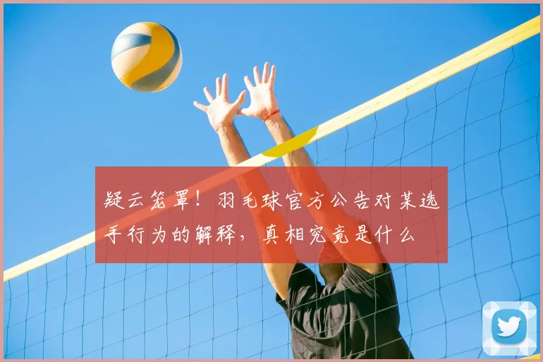 疑云笼罩!羽毛球官方公告对某选手行为的解释,真相究竟是什么